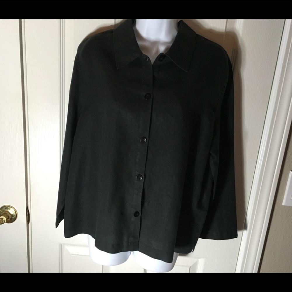 Flash sale. Talbots Irish Linen Top